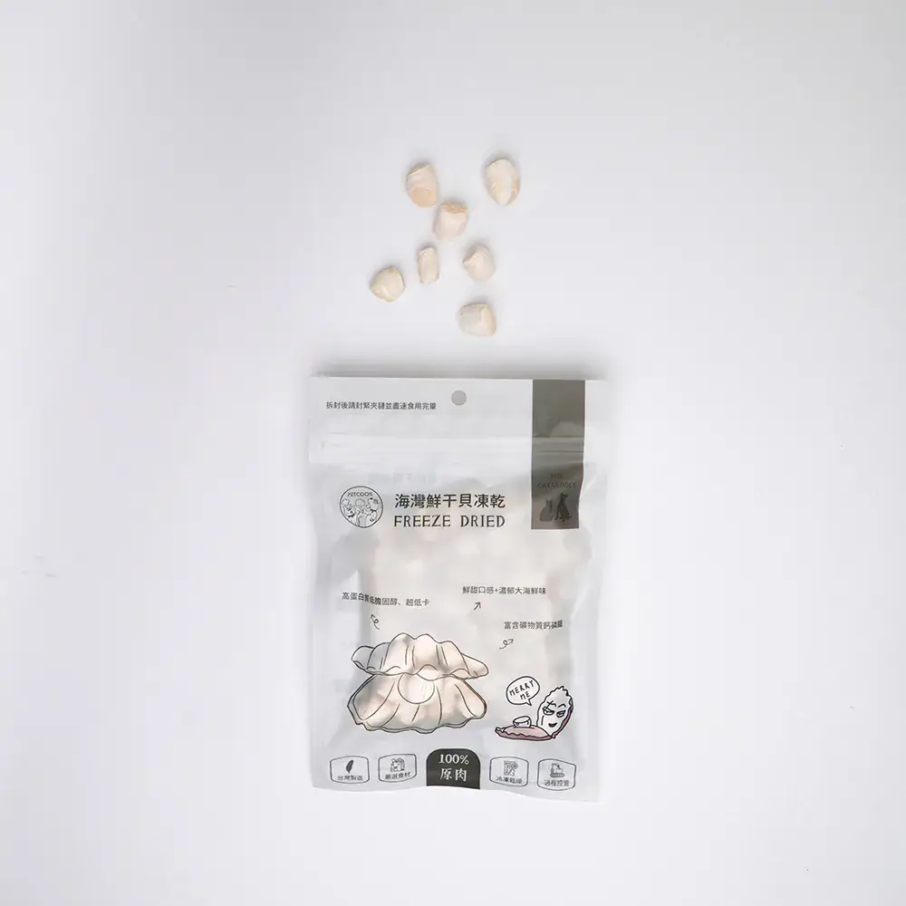 派庫干貝凍乾產品圖